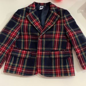 Janie and jack 2T tartan blazer